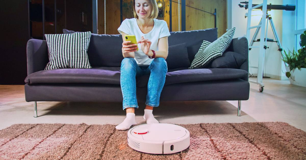 robotické vysávače ilustračný obrázok ESET