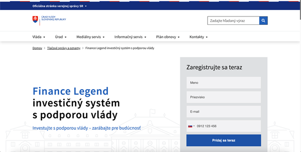 Snímky obrazovky z podvodného článku 3