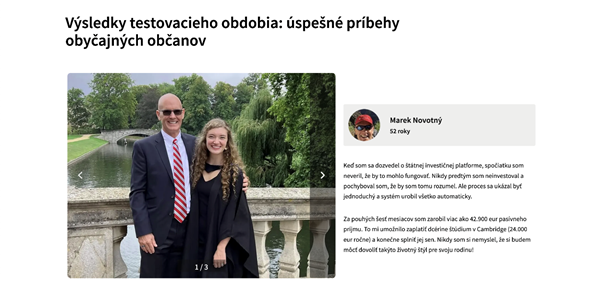 Snímky obrazovky z podvodného článku 8