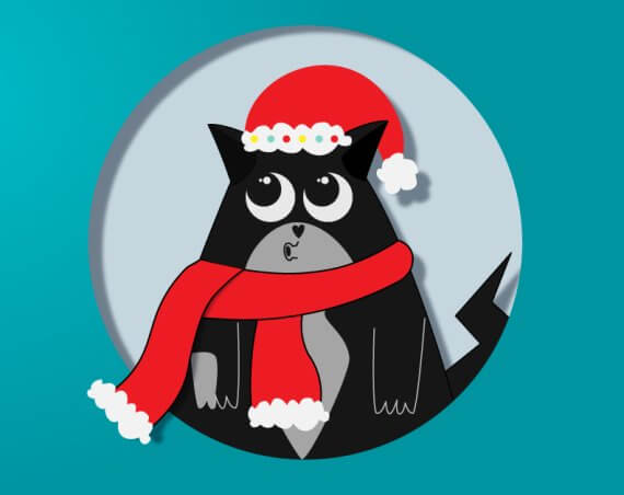 Bajtovci Vianočné nakupovanie ilustračný obrázok ESET