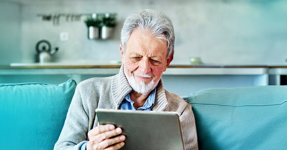 Seniori a online podvody ilustračný obrázok ESET